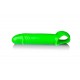 Shots Ouch Glow In The Dark Smooth Stretchy Penis Sleeve 15.5cm