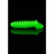 Shots Ouch Glow In The Dark Swirl Thick Stretchy Penis Sleeve 15cm