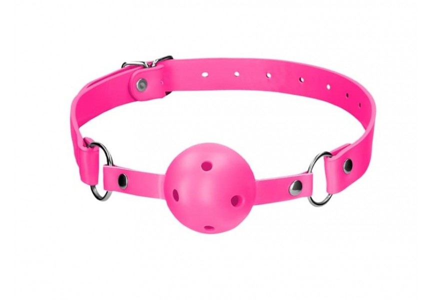 Shots Ouch Fetish Ball Gag Pink