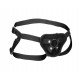 Μαύρη Ρυθμιζόμενη Ζώνη Στραπον - Shots Ouch Adjustable Strap On Harness With O Ring Black