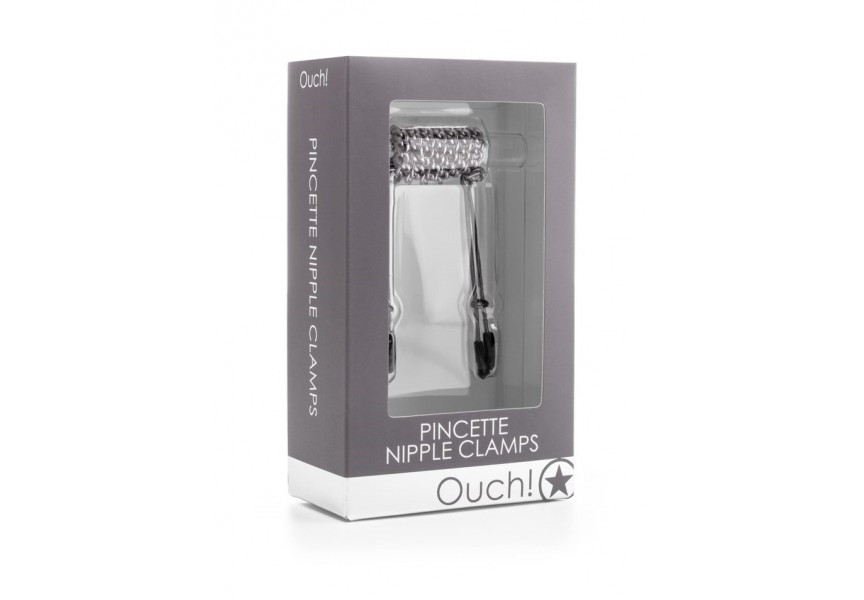 Shots Ouch Pincette Nipple Clamps Silver
