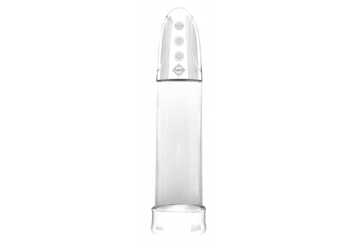 Shots Automatic Rechargeable Luv Penis Pump Clear 30.5cm