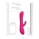 Shots Vive Etsu Pulse Wave G Spot Rabbit & Clitoral Stimulator Pink 22.3cm