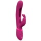 Ροζ Δονητής Rabbit Με Κινούμενη Γλώσσα Για Διέγερση Σημείου G - Shots Vive Mika Triple Motor Vibrating Rabbit With G Spot Flapping Stimulator Pink 23cm