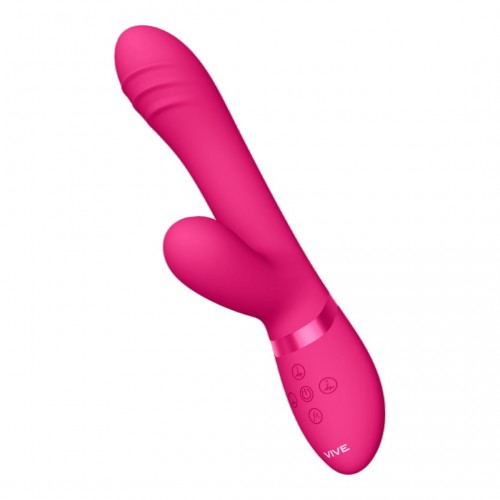 Shots Vive Tani Finger Motion With Pulse Wave Vibrator Pink 21.5cm