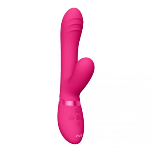 Shots Vive Tani Finger Motion With Pulse Wave Vibrator Pink 21.5cm