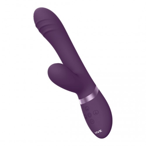 Shots Vive Tani Finger Motion With Pulse Wave Vibrator Purple 21.5cm