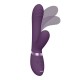 Μωβ Δονητής Rabbit Με Κινούμενη Κεφαλή - Shots Vive Tani Finger Motion With Pulse Wave Vibrator Purple 21.5cm