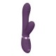 Μωβ Δονητής Rabbit Με Κινούμενη Κεφαλή - Shots Vive Tani Finger Motion With Pulse Wave Vibrator Purple 21.5cm