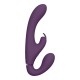 Δονούμενο Strap On Χωρίς Ιμάντες Με Διέγερση Κλειτορίδας & Σημείου G - Shots Vive Suki Vibrating Strapless Strap On Rabbit Purple 22cm