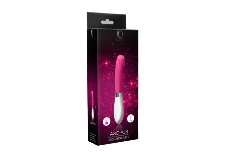 Ροζ Επαναφορτιζόμενος Κλασσικός Δονητής Σιλικόνης - Shots Luna Rechargeable Silicone Vibrator Pink 20.8cm