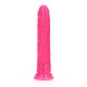Φωσφοριζέ Ρεαλιστικό Ομοίωμα Πέους - Shots Slim Realistic Dildo With Suction Cup Glow In The Dark Pink 25cm