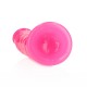 Φωσφοριζέ Ρεαλιστικό Ομοίωμα Πέους - Shots Slim Realistic Dildo With Suction Cup Glow In The Dark Pink 17.5cm