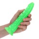 Shots Slim Realistic Dildo With Suction Cup Glow In The Dark Green 20cm