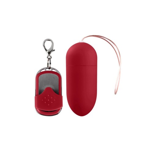 Shots Remote Control Vibrating Egg 10 Speed Large Red