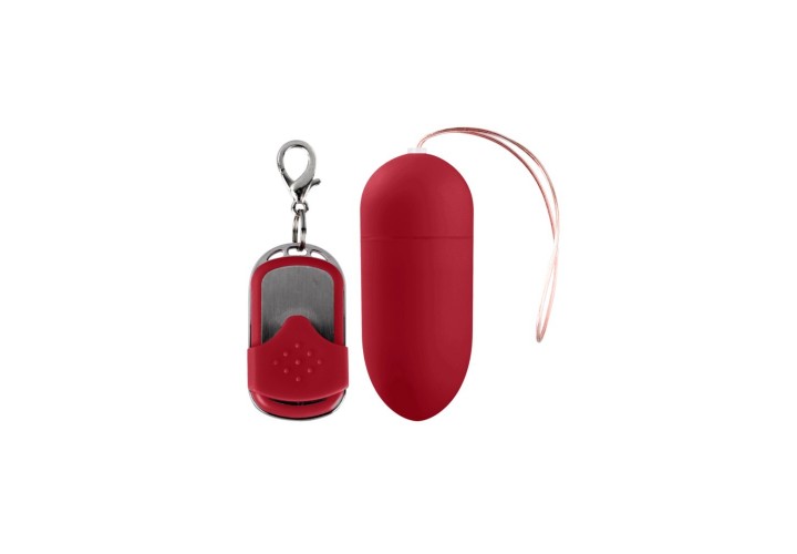 Shots Remote Control Vibrating Egg 10 Speed Large Red