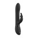 Μαύρος Κολπικός & Κλειτοριδικός Δονητής Με Κινούμενες Μπίλιες - Shots Vive Amoris Stimulating Beads Rabbit Black 23cm