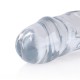 Διάφανο Μεγάλο Διπλό Ομοίωμα Πέους - Shots Real Rock Crystal Jelly Realistic Double Dong Clear 45cm
