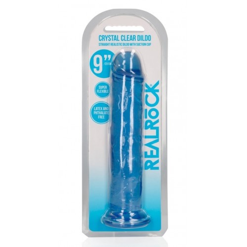 Ρεαλιστικό Ομοίωμα Πέους Με Βεντούζα - Shots Real Rock Realistic Dildo With Suction Cup Blue 25cm