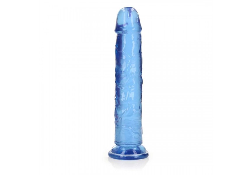 Shots Real Rock Realistic Dildo With Suction Cup Blue 25cm