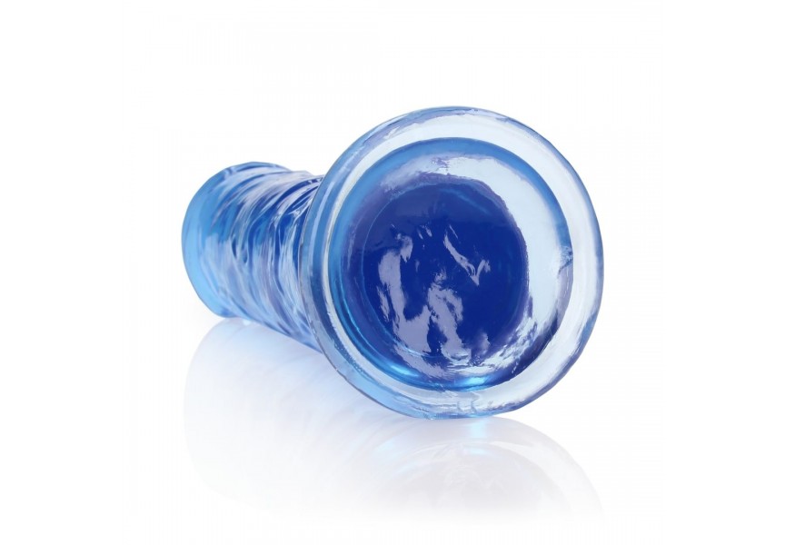 Shots Real Rock Realistic Dildo With Suction Cup Blue 25cm