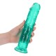 Ρεαλιστικό Ομοίωμα Πέους Με Βεντούζα - Shots Real Rock Realistic Dildo With Suction Cup Green 25cm