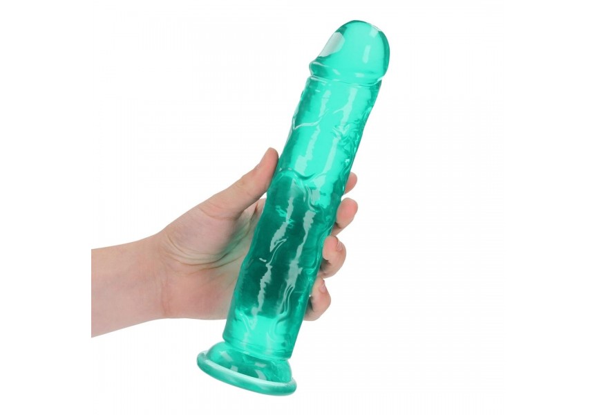 Ρεαλιστικό Ομοίωμα Πέους Με Βεντούζα - Shots Real Rock Realistic Dildo With Suction Cup Green 25cm