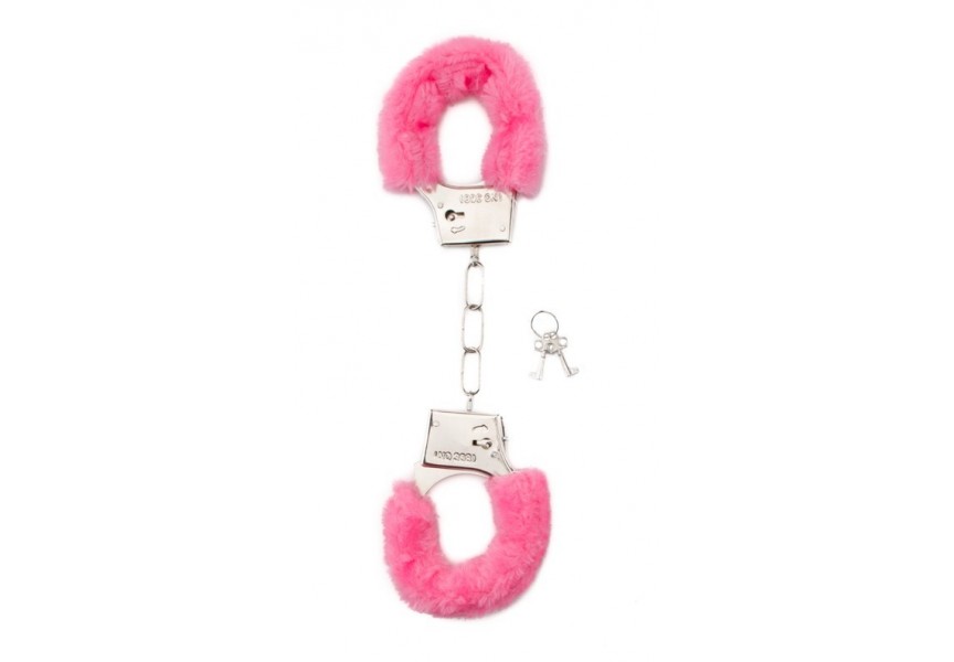 Shots Furry Handcuffs Pink