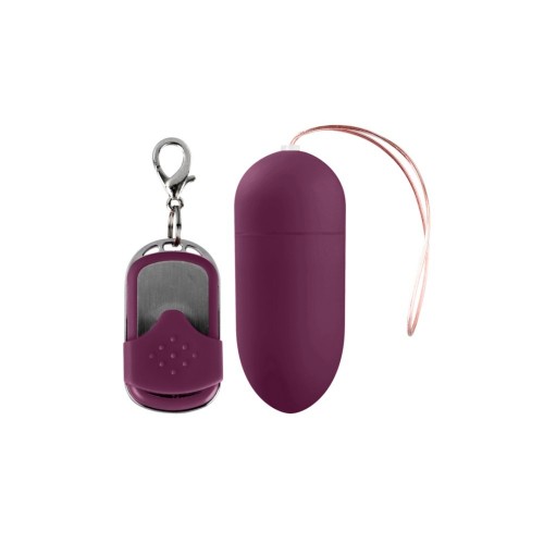 Shots Remote Control Vibrating Egg 10 Speed Large Purple