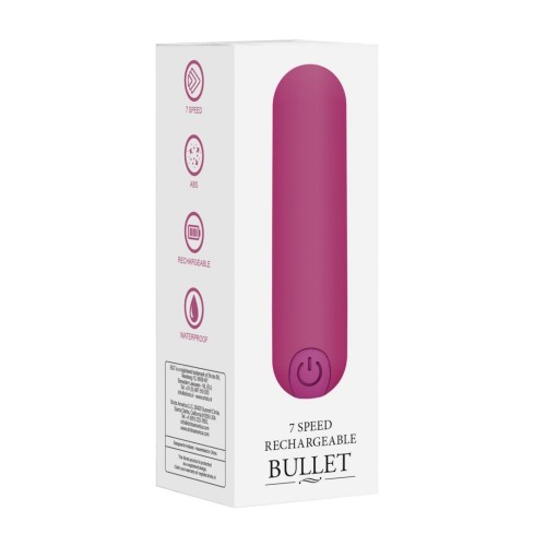 Shots 10 Speed Rechargeable Bullet Purple 7.7cm