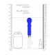 Μπλε Δονητής Σιλικόνης 10 Ταχυτήτων - Shots Alida Classic Silicone Vibrator Blue 21.2cm