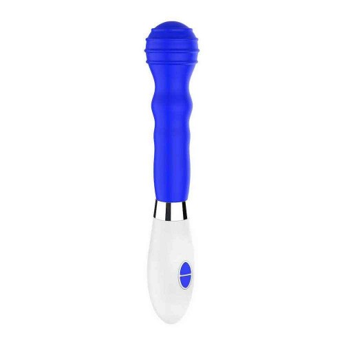 Μπλε Δονητής Σιλικόνης 10 Ταχυτήτων - Shots Alida Classic Silicone Vibrator Blue 21.2cm