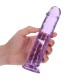 Ρεαλιστικό Ομοίωμα Πέους Με Βεντούζα - Shots Real Rock Realistic Dildo With Suction Cup Purple 20cm