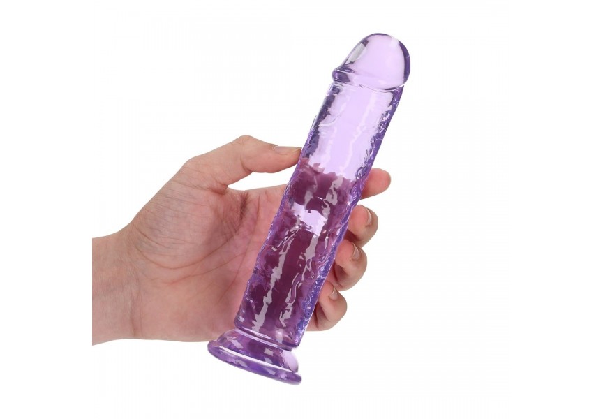 Ρεαλιστικό Ομοίωμα Πέους Με Βεντούζα - Shots Real Rock Realistic Dildo With Suction Cup Purple 20cm