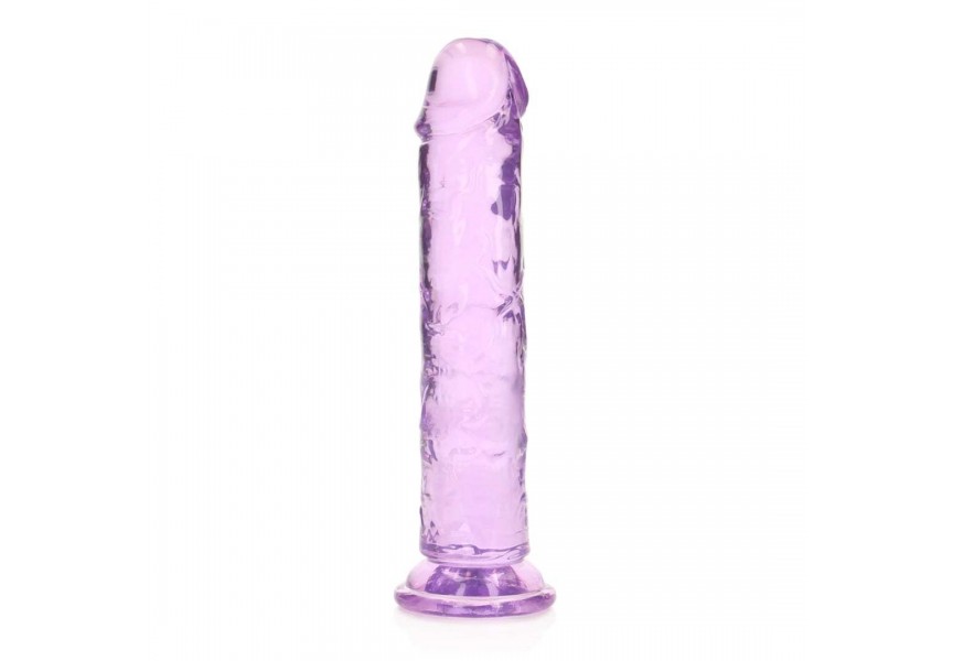 Ρεαλιστικό Ομοίωμα Πέους Με Βεντούζα - Shots Real Rock Realistic Dildo With Suction Cup Purple 20cm