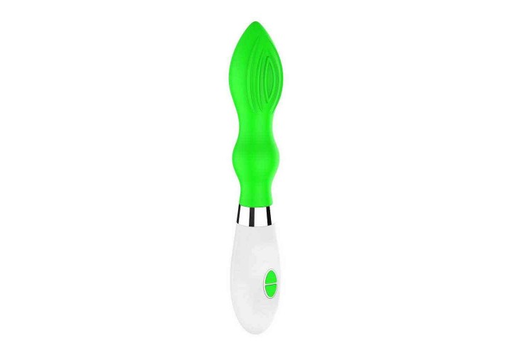 Πράσινος Δονητής Σιλικόνης 10 Ταχυτήτων - Shots Astraea Classic Silicone Vibrator Green 20.8cm