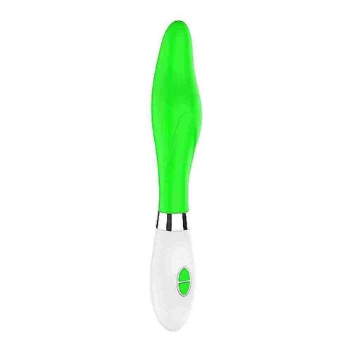 Shots Athamas Classic Silicone Vibrator Green 22.7cm