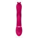 Shots Vive Gada Vibrating Bunny Ear G Spot Rabbit With Pulse Wave Shaft Pink 22.8cm