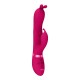 Shots Vive Gada Vibrating Bunny Ear G Spot Rabbit With Pulse Wave Shaft Pink 22.8cm