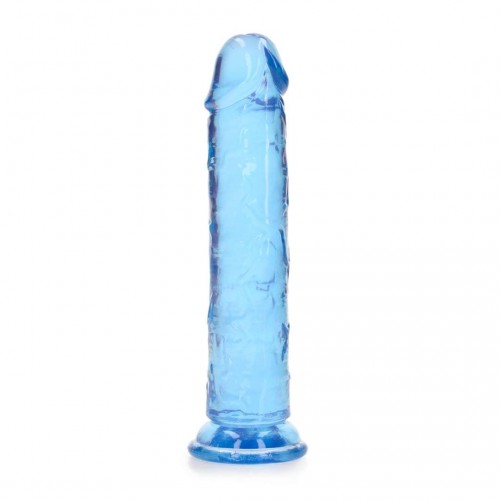 Shots Real Rock Realistic Dildo With Suction Cup Blue 20cm