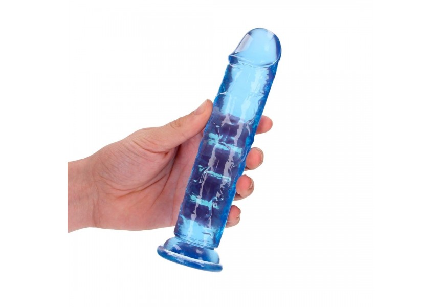 Ρεαλιστικό Ομοίωμα Πέους Με Βεντούζα - Shots Real Rock Realistic Dildo With Suction Cup Blue 20cm