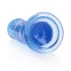 Shots Real Rock Realistic Dildo With Suction Cup Blue 22cm