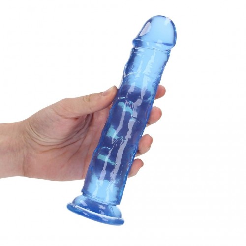 Ρεαλιστικό Ομοίωμα Πέους Με Βεντούζα - Shots Real Rock Realistic Dildo With Suction Cup Blue 22cm