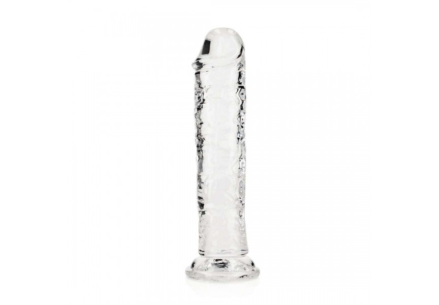 Shots Real Rock Realistic Dildo With Suction Cup Clear 20cm