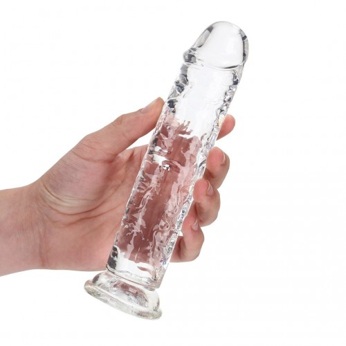 Ρεαλιστικό Ομοίωμα Πέους Με Βεντούζα - Shots Real Rock Realistic Dildo With Suction Cup Clear 20cm