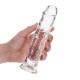 Shots Real Rock Realistic Dildo With Suction Cup Clear 20cm