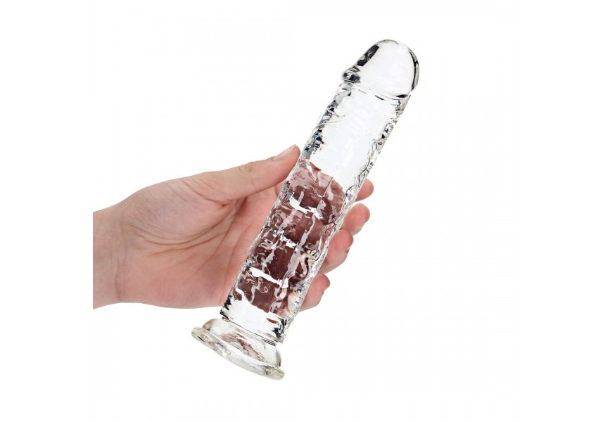 Ρεαλιστικό Ομοίωμα Πέους Με Βεντούζα - Shots Real Rock Realistic Dildo With Suction Cup Clear 22cm