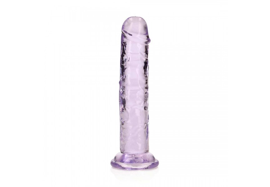 Shots Real Rock Realistic Dildo With Suction Cup Purple 15.5cm