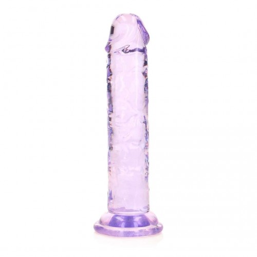 Shots Real Rock Realistic Dildo With Suction Cup Purple 15.5cm