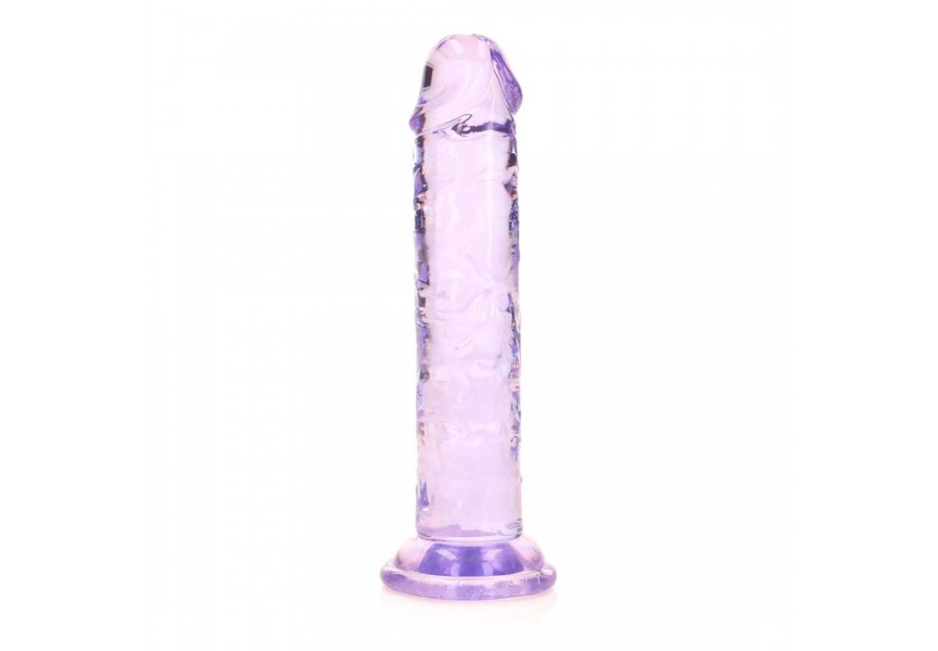 Shots Real Rock Realistic Dildo With Suction Cup Purple 15.5cm